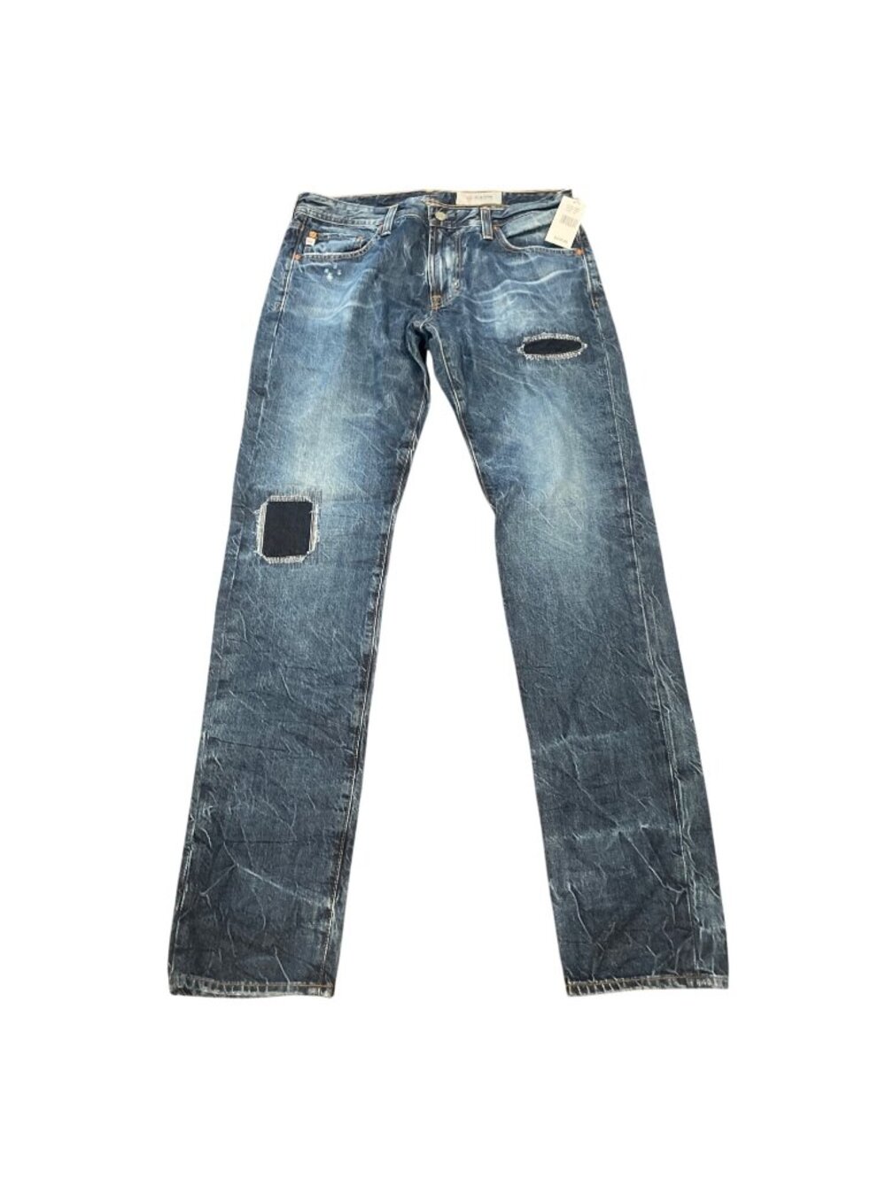 AG Dylan Slim Skinny Jean Men's 32x33 Distressed Patched Grunge AG-ED Denim